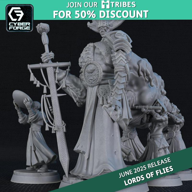 Holy Ulcer - Lords of Flies - Cyber Forge Miniatures July 2025