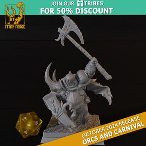 Lord - Orcs and Carnival vol.2 - Titan Forge Miniatures October 2024