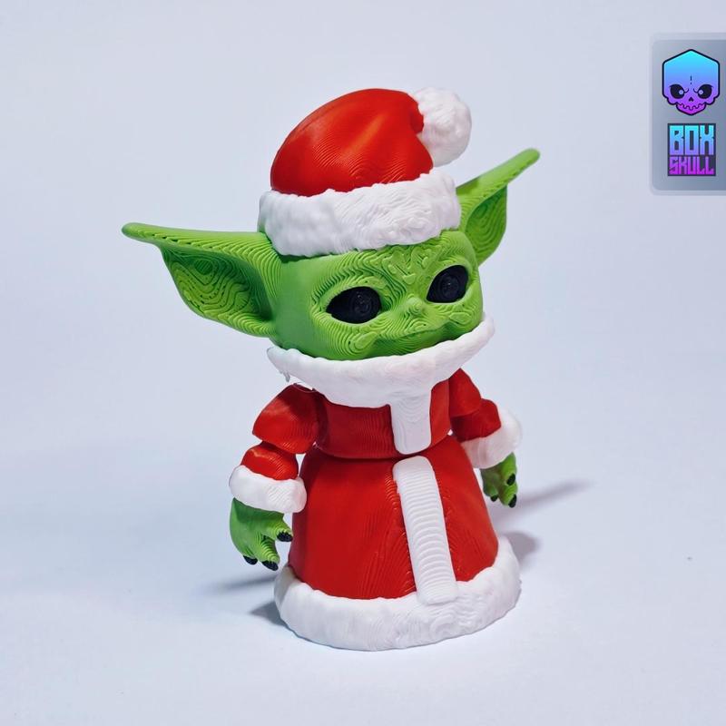 CHRISTMAS GROGU - FLEXI - ARTICULATED - CUTE