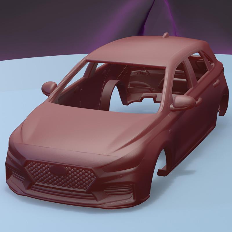 HYUNDAI I30 N-LINE 2019  (1/24) printable car body