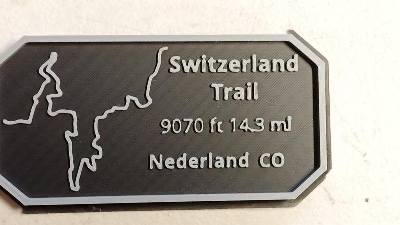 Maverick's Trail badge Switzerland Trail Nederland Colorado