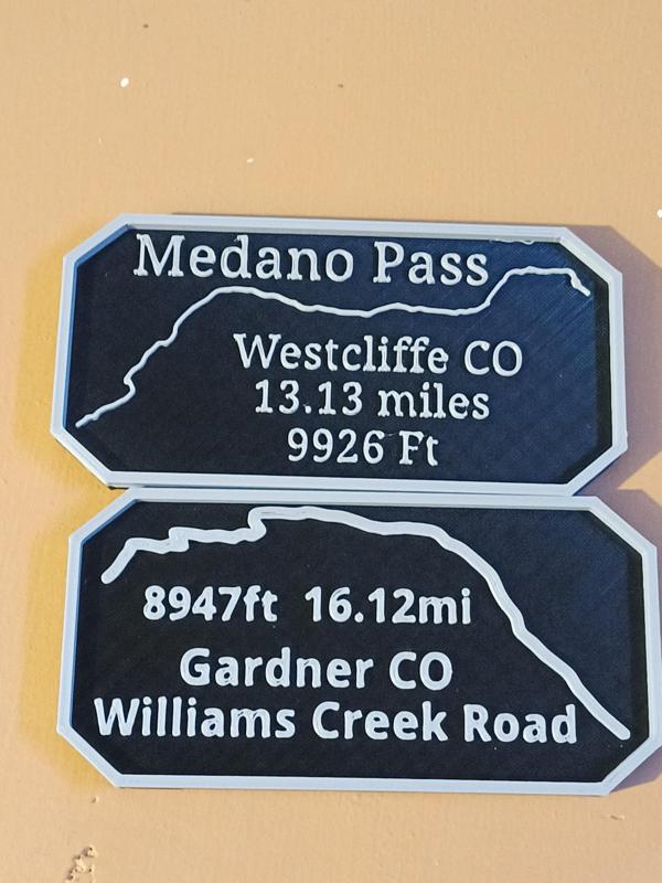 Maverick's Trail badge Williams Creek Road Gardner Colorado