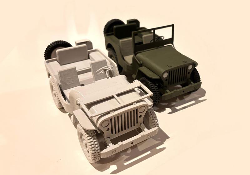 Jeep Willys 26 pieces to assemble