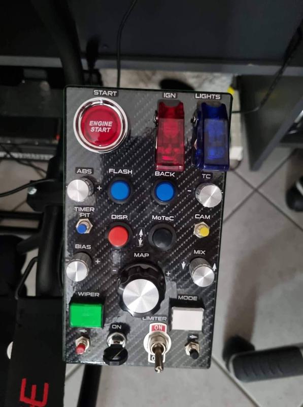 Playseat Challenge button box mount Mod A