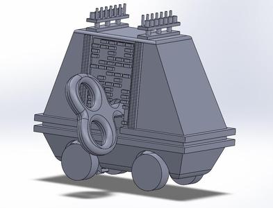 STAR WARS WIND-UP MOUSE DROID (MSE-6) TOY
