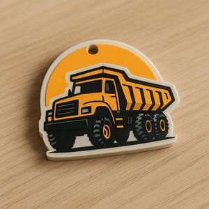 Dump Truck Keychain