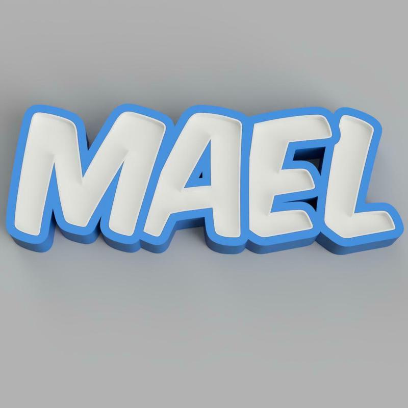 NAMELED MAEL - LED LAMP WITH NAME