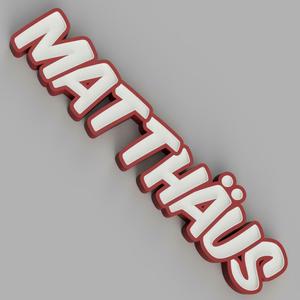 NAMELED MATTHÄUS - LED LAMP WITH NAME