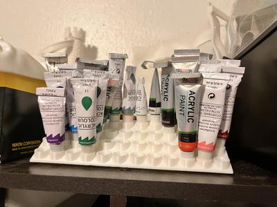 acrylic paint tube holder (longer 48 tubes)