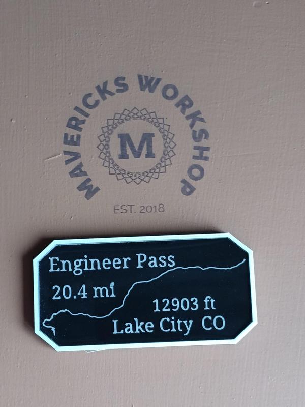 Maverick's Trail Badge Engineer Pass Lake City Colorado