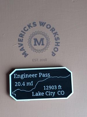 Maverick's Trail Badge Engineer Pass Lake City Colorado