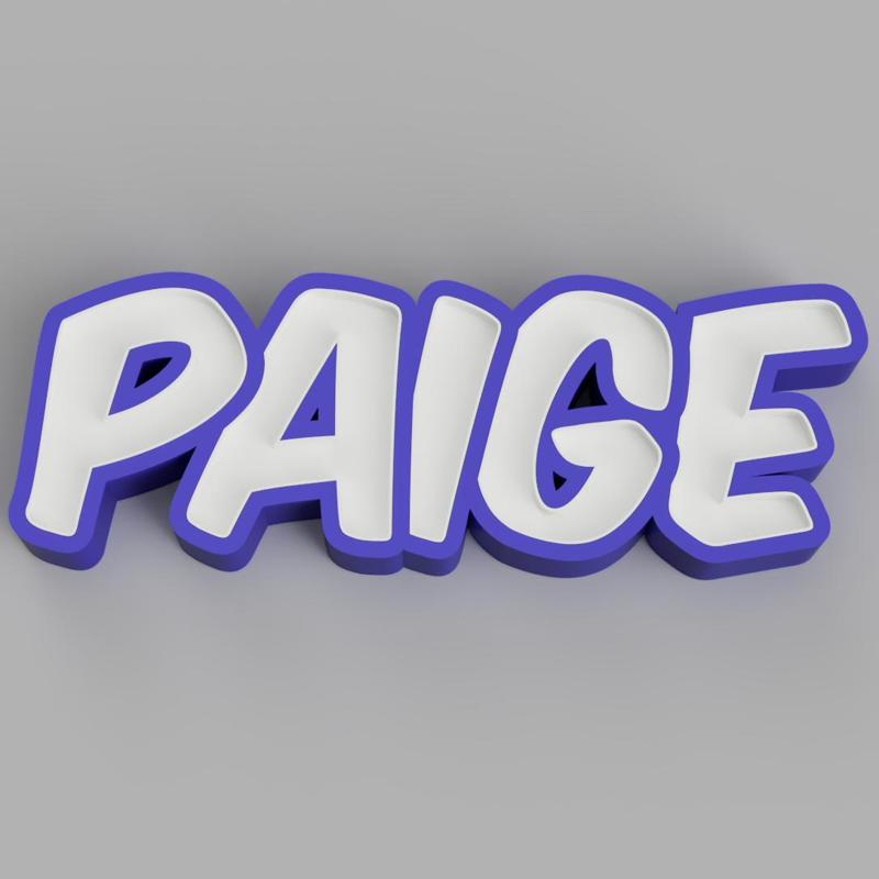 NAMELED PAIGE - LED LAMP WITH NAME