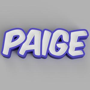 NAMELED PAIGE - LED LAMP WITH NAME