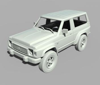 RC body Nissan Patrol Y60 3 Door STL files 275mm wheelbase