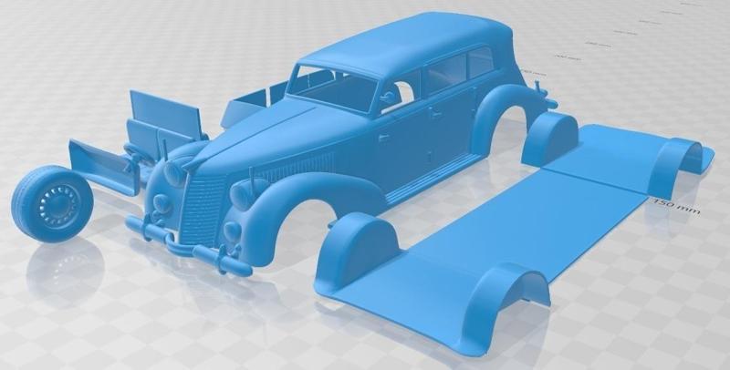 Fiat 2800 Torpedo 1939 Printable Car