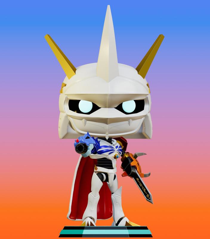 omegamon canon. sword and fly, pack 3 pop