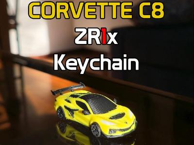 Chevrolet Corvette ZR1x Keychain (working wheels)