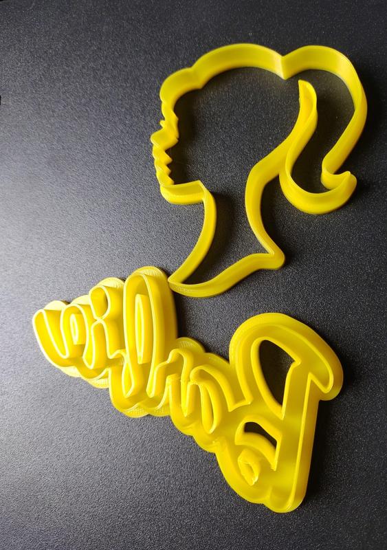 kit x 3 barbie cookie cutters