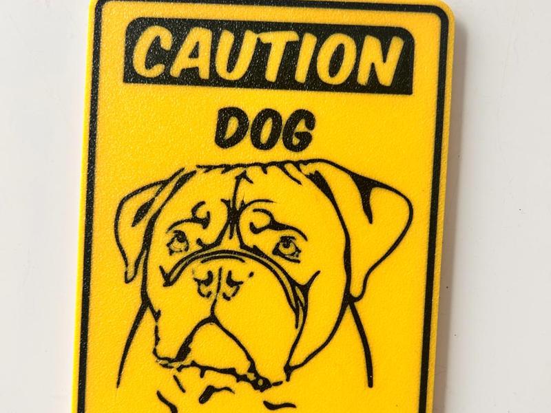 Bordeaux Mastiff Sign