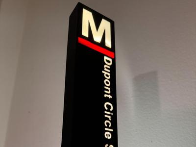 DC Metro Sign - Dupont Circle