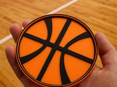 Basketball coaster