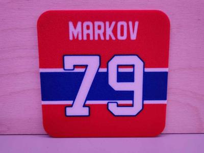 NHL Coaster - Andrwi Markov