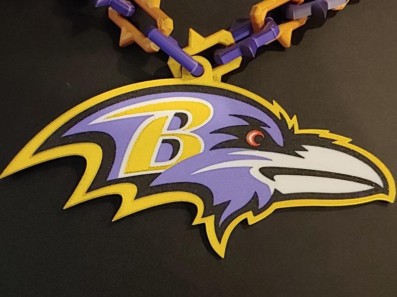 Ravens Logo (Flat AMS) for Neck Chains
