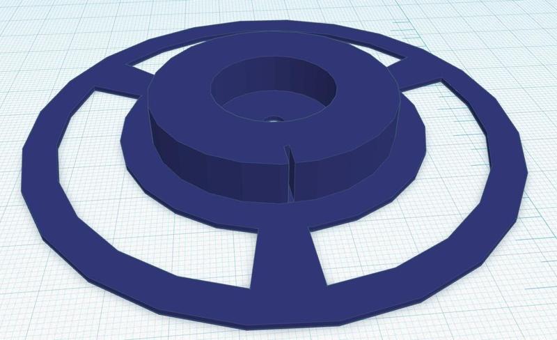 SMD Component Dispenser REEL - with small indent for setting in roll