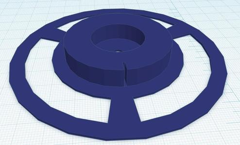 SMD Component Dispenser REEL - with small indent for setting in roll