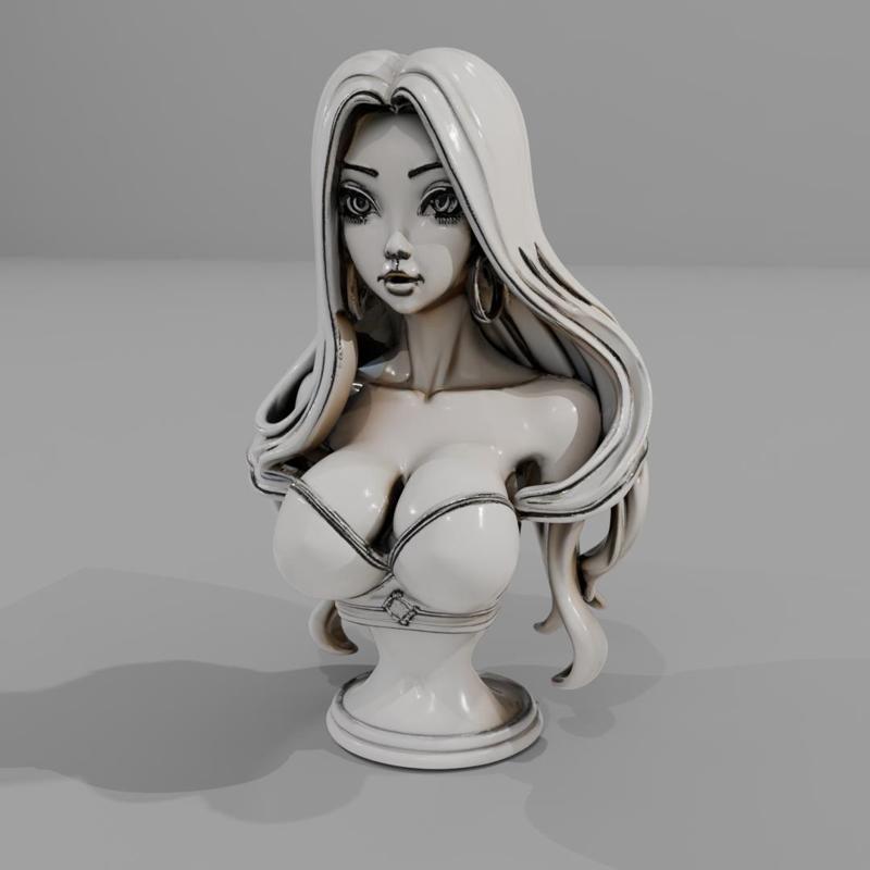 Premium Sexy Sculpt - 02 - 3D Model Figure