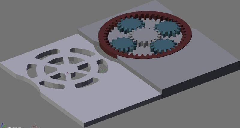 Planetary gear calling card (MakerBot Printable Version)