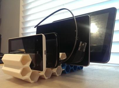 Mobile Device Modular Honeycomb Stand