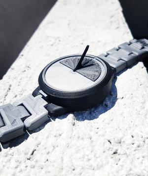 Mechanical Sun Dial Watch