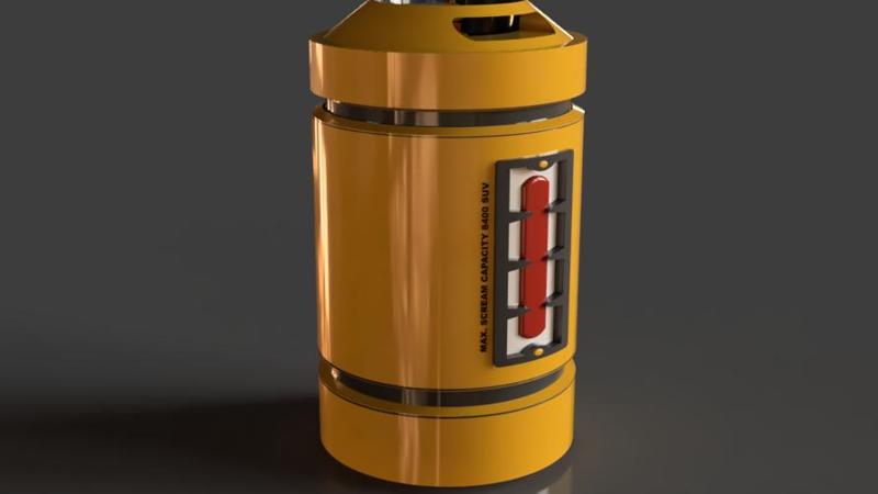 Monster's Inc. Inspired Scream Canister Soda Holder (330ml)