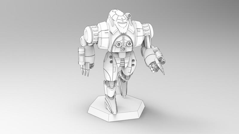 Despoiler Assault Mech - Presupported