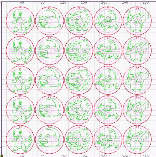 pokemon keychain reversible