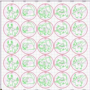 pokemon keychain reversible