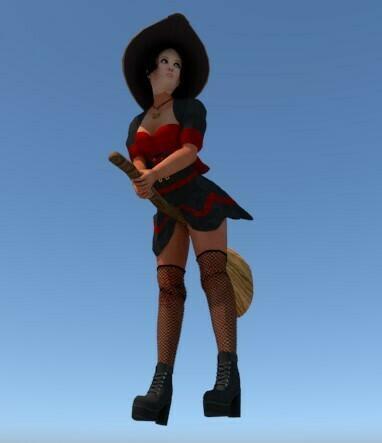 Halloween witch BOOH