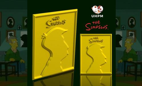 The Simpsons' Seymour Skinner painting