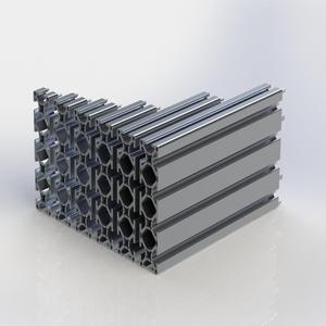 Profilati estrusi in alluminio 20mm x 80mm GENERICO-SLOT modulari