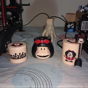 Mafalda Mate Set! Yerbera, Sugar Bowl, Spoon!