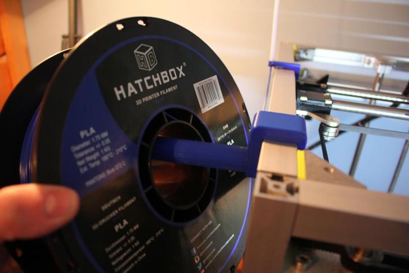 2020 Extrusion Filament Spool Holder and Guide - For Eclips3D 