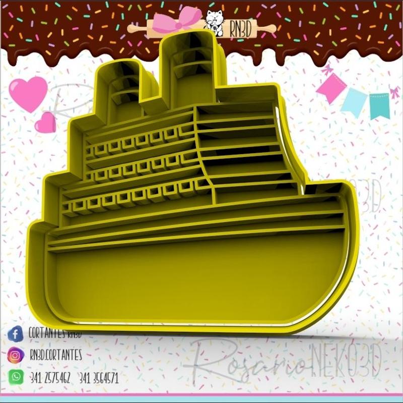 Big Ship cookie cutter - Big Ship cookie cutter