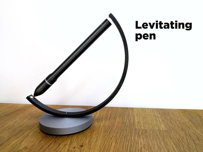 Magnetic Levitating Pen Holder - includes pen