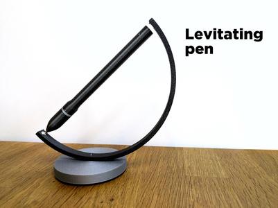 Magnetic Levitating Pen Holder - includes pen