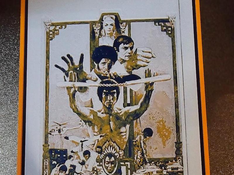 Enter The Dragon / Movie Poster/Bruce Lee/Hueforge