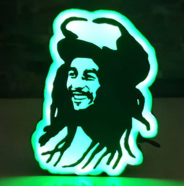 BOB MARLEY LIGHT BOX