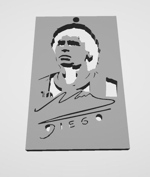 MARADONA KEYCHAIN