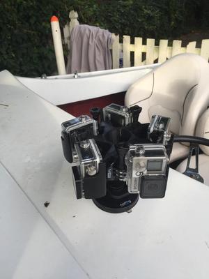 Five Gopro 360 rig