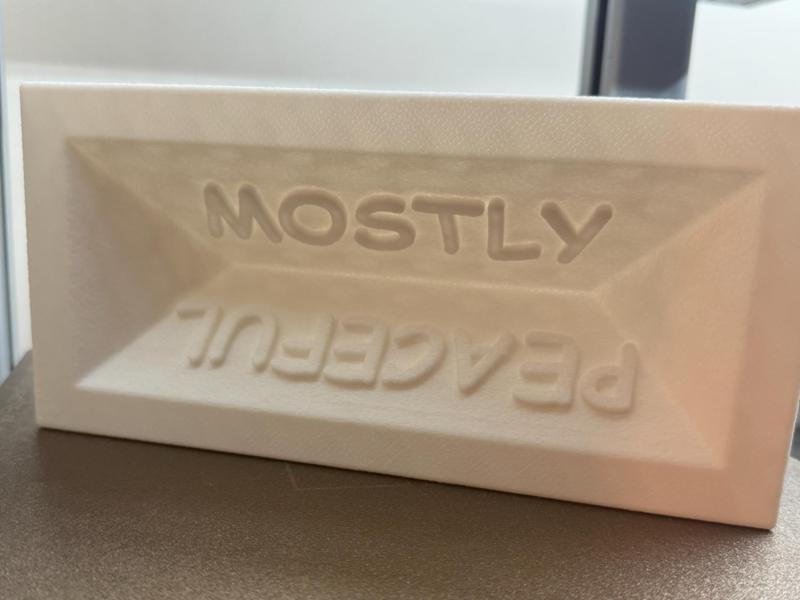 Mostly Peaceful Brick